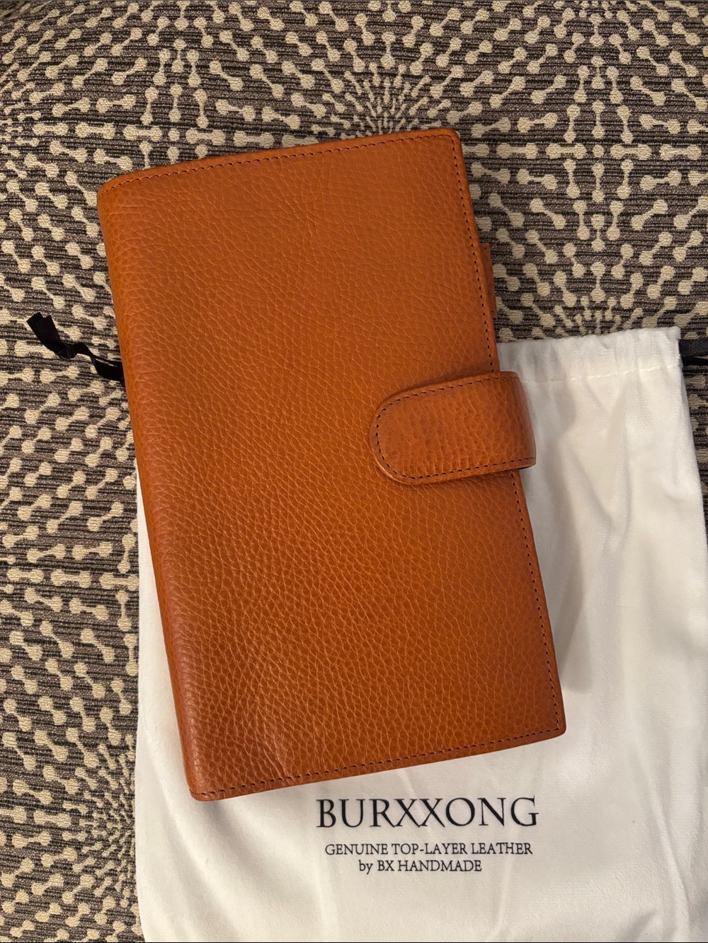 Burxxong A5 Slim Rings Organizer Concerta LA BRETAGN Leather Planner Notebook